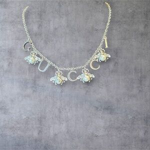 Upcycled Gucci Elegant Silver Charm Necklace